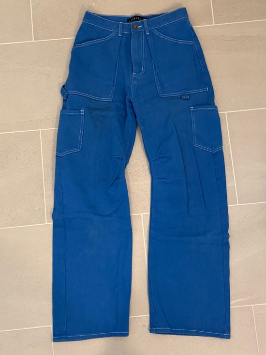 Lioness Pants - Lioness Blue Cargo Utility Pants